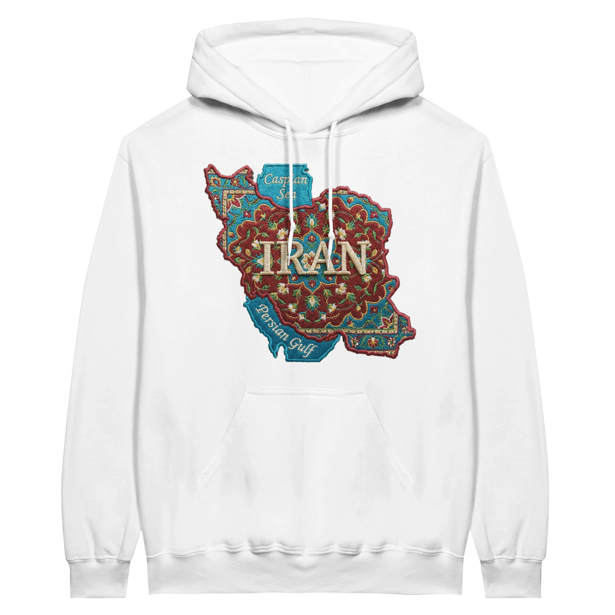 Midweight fleece hoodie for adults